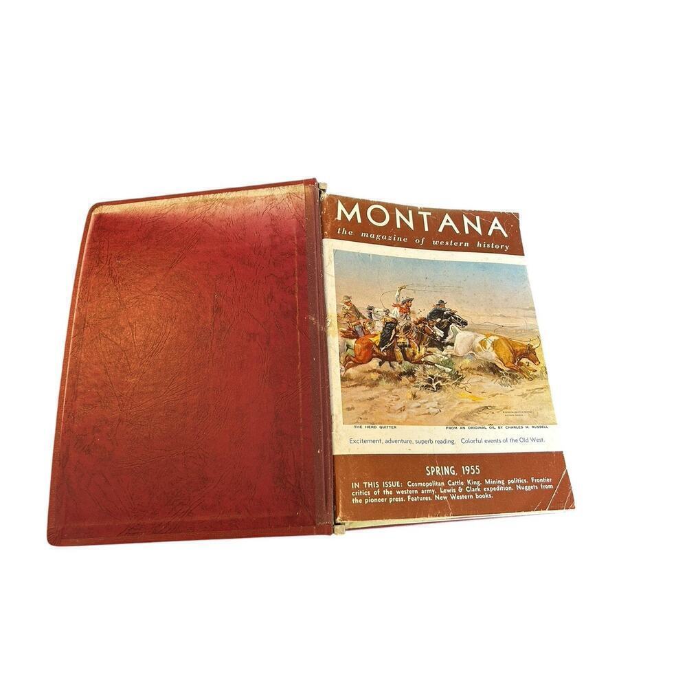 Vintage Lot Of 12 Montana The Magazine of Western History 1953 - 1956 In Binder
